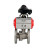 Кран шаровой BV3232P(2pc)-FP-F-ISO-H Ду125 Ру16, 27х27, полнопроходной двухходовой, нержавеющая сталь 316, фланцевый, уплотнение - PTFE, с пневмоприводом PA-SA-160 и БКВ APL-210N в Перми