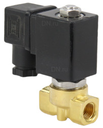 Клапан электромагнитный VS700-PT-NC-24VDC 1 1/2″ Ду40 Ру5 соленоидный двухходовой, корпус - латунь, уплотнение - PTFE, присоединение - внутренняя резьба, прямого действия, нормально закрытый, с нулевым перепадом давления, катушка - 24В