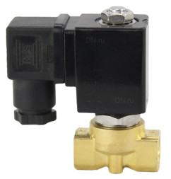 Клапан электромагнитный VS700-PT-NC-24VDC 1 1/2″ Ду40 Ру5 соленоидный двухходовой, корпус - латунь, уплотнение - PTFE, присоединение - внутренняя резьба, прямого действия, нормально закрытый, с нулевым перепадом давления, катушка - 24В