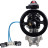 Кран шаровой BV3232P(3pc)-FP-SW-ISO-H Ду100 Ру63 полнопроходной, корпус - нержавеющая сталь SS316, под приварку, с пневмоприводом PA-DA-105-1, пневмораспределителем 4V320-10 AC220V, БКВ APL-210N в Перми