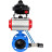 Затвор дисковый поворотный WBV1313E-2W-F-H Ду150 Ру16 фланцевый, корпус - чугун GGG40, диск - чугун GGG40, уплотнение - EPDM, с пневмоприводом PA-DA-130, пневмораспределителем 4V320-10 AC220V и БКВ APL-410N EX в Перми