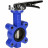 Затвор дисковый поворотный WBV1616N-2W-Fb-H Ду50 Ру16 LUG межфланцевый, корпус - чугун QT450, диск - чугун QT450, уплотнение - NBR, с рукояткой в Перми