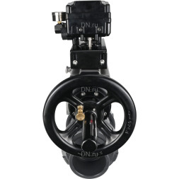 Кран шаровой BV4242E-FP-GRM-ISO Дн20 Ру10 полнопроходной, корпус - НПВХ, шар - НПВХ, уплотнение - EPDM, с пневмоприводом PA-DA-105-1 и пневмопозиционером YT-1000RSN без обратной связи