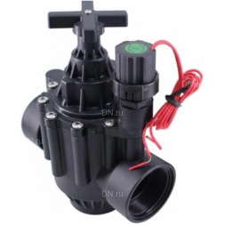 Клапан электромагнитный VS1141-NT-NC-220VAC 4″ Ду100 Ру10 соленоидный двухходовой пилотного действия, корпус - пластик PA66, уплотнение - NBR, внутренняя резьба, нормально закрытый (НЗ), катушка 220 AC