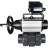 Кран шаровой BV4242E-FP-GRM-ISO Дн25 Ру10 полнопроходной, корпус - НПВХ, шар - НПВХ, уплотнение - EPDM, с пневмоприводом PA-DA-105-1 и пневмопозиционером YT-1000RSN без обратной связи в Перми