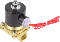 Клапан электромагнитный VS100-NT-NC-24VAC 1/2″ Ду15 Ру10 прямого действия двухходовой, корпус - латунь, присоединение - внутренняя резьба, уплотнение - NBR, нормально-закрытый, катушка - 24 В AC