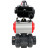 Кран шаровой BV4242E-FP-GRM-ISO Дн40 Ру10 полнопроходной, корпус - НПВХ, шар - НПВХ, уплотнение - EPDM, с пневмоприводом PA-DA-052 и БКВ APL-410N EX в Перми