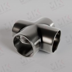 Крестовина нержавеющая 219 мм AISI 304L