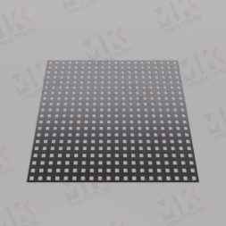 Лист алюминиевый перфорированный 1000x2100x2 мм Qg 10-12