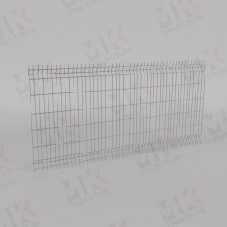 3Д забор белый (RAL 9003) 2500х3000х4 Light