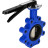 Затвор дисковый поворотный WBV1616N-2W-Fb-H Ду125 Ру16 LUG межфланцевый, корпус - чугун QT450, диск - чугун QT450, уплотнение - NBR, с рукояткой в Перми
