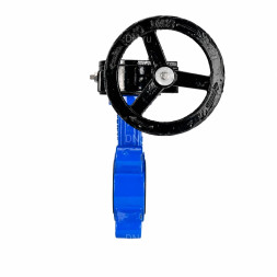 Затвор дисковый поворотный WBV1631N-2W-Fb-H Ду125 Ру16 LUG межфланцевый, корпус - чугун QT450, диск - нержавеющая сталь AISI 304, уплотнение - NBR, с редуктором RDN RQN3-150Z-T24