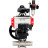Кран шаровой BV3131P(3pc)-FP-W-ISO-H LONG Ду65 Ру25 полнопроход., корпус - нерж.сталь 304, уплотнение - PTFE, под приварку, с пн.приводом PA-DA-083, пн.распределителем 4M310-08 AC220V, ручным дублером MON2-450-T28-ISO, БКВ APL-210N и БПВ AFC2000 в Перми
