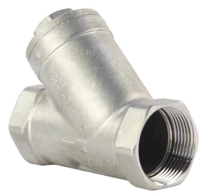 Фильтр сетчатый FMY3232P-T 1 1/4″ Ду32 Ру16, Y-образный, корпус - нержавеющая сталь 316, резьбовой в Перми