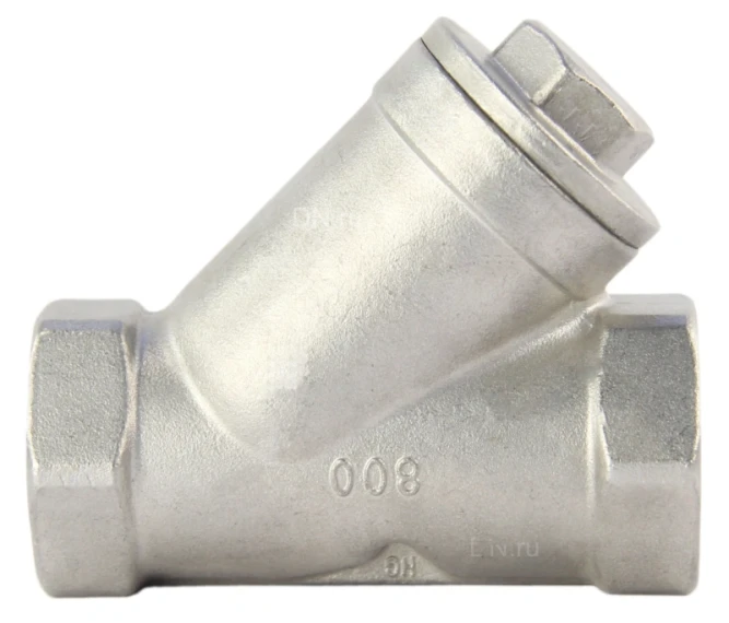 Фильтр сетчатый FMY3232P-T 1 1/4″ Ду32 Ру16, Y-образный, корпус - нержавеющая сталь 316, резьбовой в Перми