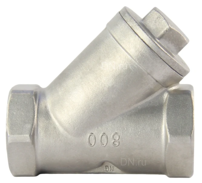Фильтр сетчатый FMY3232P-T 1 1/2″ Ду40 Ру16, Y-образный, корпус - нержавеющая сталь 316, резьбовой в Перми