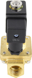 Клапан электромагнитный VS400-VT-NC-24VDC 1/2″ Ду15 Ру16, соленоидный двухходовой, корпус - латунь, уплотнение - Viton, резьбовой, нормально-закрытый, пилотный, катушка - 24В