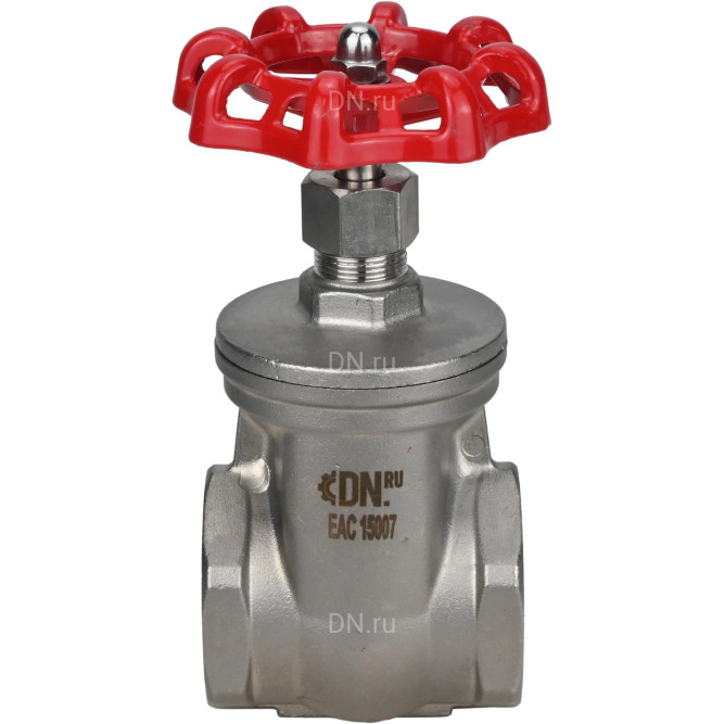 Задвижка клиновая GVWR3131M-2W-T-S Ду50 Ру16 резьбовая, шпиндель - выдвижной, корпус - нержавеющая сталь SS304, клин - нержавеющая сталь SS304, уплотнение - металл, управление - штурвал в Перми
