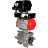Кран шаровой BV3232P(3pc)-FP-SW-ISO-H Ду80 Ру63 полнопроходной, корпус - нержавеющая сталь SS316, под приварку, с пневмоприводом PA-DA-105, электропневматическим поворотным позиционером YT-1000RSN без обратной связи в Перми