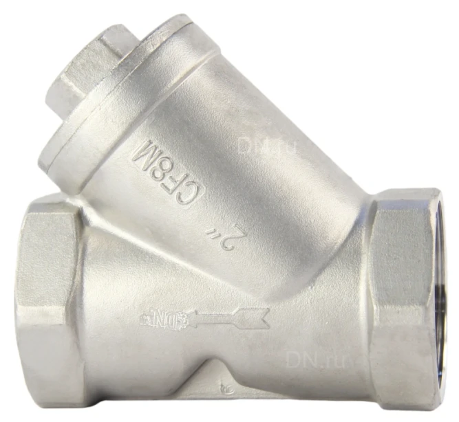Фильтр сетчатый FMY3232P-T 2 1/2″ Ду65 Ру16, Y-образный, корпус - нержавеющая сталь 316, резьбовой в Перми
