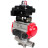 Кран шаровой BV3232P(3pc)-FP-W-ISO-H LONG Ду15 Ру63 полнопроходной, корпус - нержавеющая сталь 316, уплотнение - PTFE, под приварку, с пневмоприводом PA-SA-083, пневмораспределителем 4M310-08 AC220V и БКВ APL-410N EX в Перми