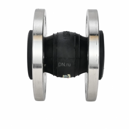 Компенсатор резиновый CR-N32-F Ду50 Ру10/16 KRN, резиновая вставка (корпус) - NBR, тип присоединения - фланцевый, материал фланцев - нержавеющая сталь AISI 316