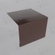 Планка откоса сложная 3D 245х75х3000 мм 0,45 мм Полиэстер RAL 8017