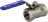 Кран шаровой BV3232P-SP-T-H Ду20 Ру63 стандартнопроходной двухходовой, нержавеющая сталь SS316, внутренняя резьба, уплотнение - PTFE, ручка-рычаг в Перми