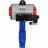 Затвор дисковый поворотный WBV1616N-2W-Fb-H Ду125 Ру16 LUG корпус - чугун QT450, диск - чугун QT450, уплотнение - NBR, с пневмоприводом PA-SA-140 и пневмораспределителем 4M310-08 DC24V в Перми