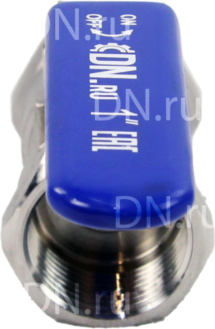 Кран шаровой BV3232P-SP-T-H Ду25 Ру63 стандартнопроходной двухходовой, нержавеющая сталь SS316, внутренняя резьба, уплотнение - PTFE, ручка-рычаг в Перми