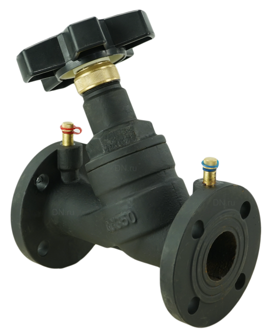 Клапан балансировочный VB1431V-F Ду40 Ру16 чугунный, фланцевый, с ниппелями в Перми