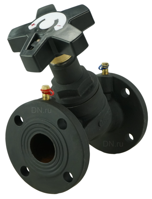Клапан балансировочный VB1431V-F Ду50 Ру16 чугунный, фланцевый, с ниппелями в Перми