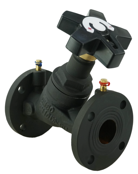 Клапан балансировочный VB1431V-F Ду50 Ру16 чугунный, фланцевый, с ниппелями в Перми