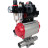 Кран шаровой BV3131P(3pc)-FP-W-ISO-H LONG Ду32 Ру40 полнопроходной, корпус - нержавеющая сталь 304, уплотнение - PTFE, под приварку, с пневмоприводом PA-DA-052, пневмораспределителем 4M310-08 AC220V, БКВ APL-510N EX и БПВ AFC2000 в Перми