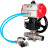 Кран шаровой BV3232P(3pc)-FP-W-ISO-H LONG Ду150 Ру16 полнопроходной, корпус - нержавеющая сталь 316, уплотнение - PTFE, под приварку, с пневмоприводом PA-DA-140, пневмораспределителем 4V320-10 AC220V и редуктором MON4-1200-T54-ISO в Перми