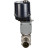 Кран шаровой BV3232P(3pc)-FP-W-ISO-H LONG Ду15 Ру63 полнопроходной, под приварку, корпус - нержавеющая сталь SS316, уплотнение - PTFE, с электроприводом четвертьоборотным QTSA-N-003EM-O0-220VAC с пружинным возвратом в Перми