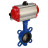 Затвор дисковый поворотный WBV1432E-2W-Fb-H Ду200 Ру16, корпус - чугун GGG50, диск - нержавеющая сталь 316L, уплотнение - EPDM, с пневмоприводом PA-SA-160 с возвратными пружинами, пневмораспределителем 4M310-08 DC24V в Перми