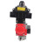 Кран шаровой BV3232P(4pc)-SP-3WL-T-ISO-H Ду40 Ру63 стандартнопроходной трехходовой L-тип, нержавеющая сталь SS316, внутренняя резьба, PTFE, пн.приводом PA-SA-083, пн.распределителем 4M310-08 DC24V и БКВ APL-410N EX в Перми
