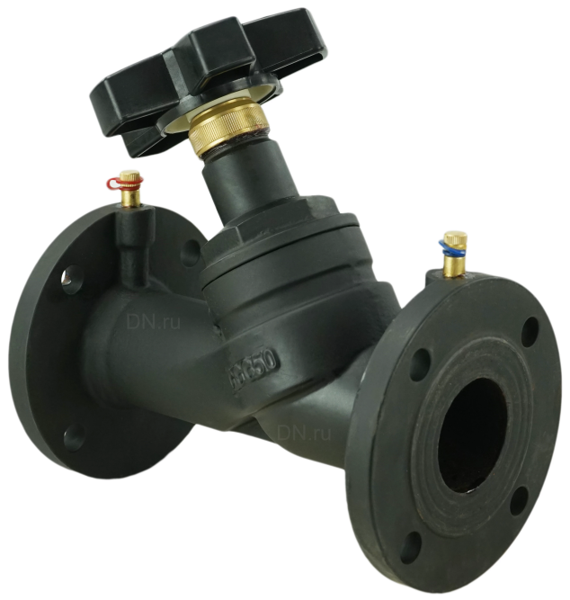 Клапан балансировочный VB1431V-F Ду65 Ру16 чугунный, фланцевый, с ниппелями в Перми