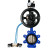 Затвор дисковый поворотный WBV1616E-2W-Fb-H Ду125 Ру16 LUG корпус - чугун QT450, диск - чугун QT450, уплотнение - EPDM, с пневмоприводом PA-DA-105-1, пневмораспределителем 4V320-10 AC220V и БПВ AFC2000 в Перми