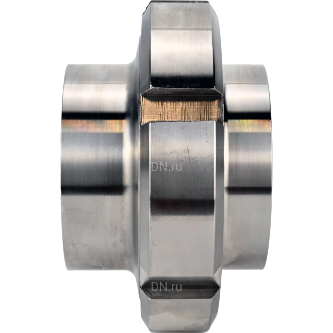 Муфта молочная в сборе CM-31-E Ду80 Ру10 под приварку, корпус - пищевая нержавеющая сталь AISI 304, уплотнение - EPDM в Перми