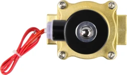 Клапан электромагнитный VS100-NT-NC-220VAC 1″ Ду25 Ру10, соленоидный двухходовой, корпус - латунь, уплотнение - NBR, резьбовой, нормально-закрытый, прямого действия, катушка - 220В