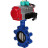 Затвор дисковый поворотный WBV1631E-2W-Fb-H Ду50 Ру16 LUG корпус - чугун QT450, диск - нержавеющая сталь 304, уплотнение - EPDM, с пневмоприводом PA-DA-065, пневмораспределителем 4M310-08 DC24V и магнитным переключателем ALS200D в Перми