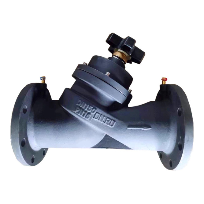 Клапан балансировочный VB1431V-F Ду250 Ру16 чугунный, фланцевый, с ниппелями в Перми