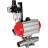 Кран шаровой BV3131P(3pc)-FP-W-ISO-H LONG Ду65 Ру25 полнопроходной, корпус - нержавеющая сталь 304, уплотнение - PTFE, под приварку, с пневмоприводом PA-DA-083, пневмораспределителем 4M310-08 AC220V и БПВ AFC2000 в Перми
