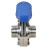 Затвор дисковый поворотный WBV3131E-2W-T-H Ду15 Ру10 резьбовой, пищевая нержавеющая сталь 304, уплотнение – EPDM, с рукояткой в Перми