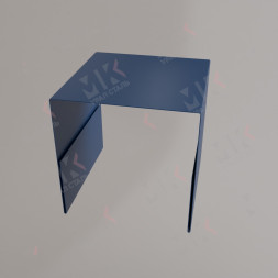 Планка П-образная 23х22х2000 мм Citrine Тёмно-синий 0,5 мм