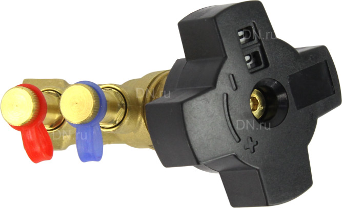 Клапан балансировочный VB0000P-T 1/2ʺ Ду15 Ру16, корпус - латунь, резьбовой, с ниппелями в Перми