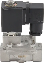 Клапан электромагнитный VS431-VT-NC-24VDC 3/8″ Ду10 Ру16, соленоидный двухходовой, корпус - нержавеющая сталь 304, уплотнение - Viton, резьбовой, нормально-закрытый, пилотный, катушка - 24В