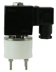 Клапан электромагнитный VS841-VT-NC-220VAC 2″ Ду50 Ру6 соленоидный двухходовой, корпус - PTFE, уплотнение - VITON, резьбовой, прямого действия, нормально закрытый, катушка - 220В